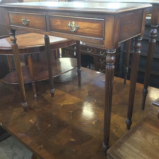 Regency style mahogany side table